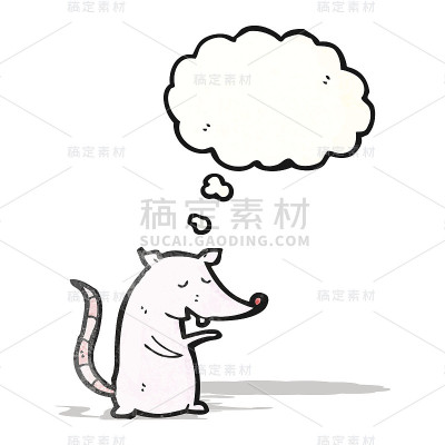 小白鼠的卡通