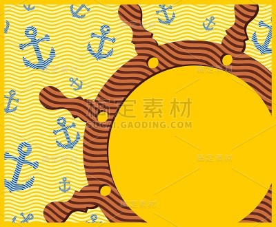 以海洋为主题的框架。