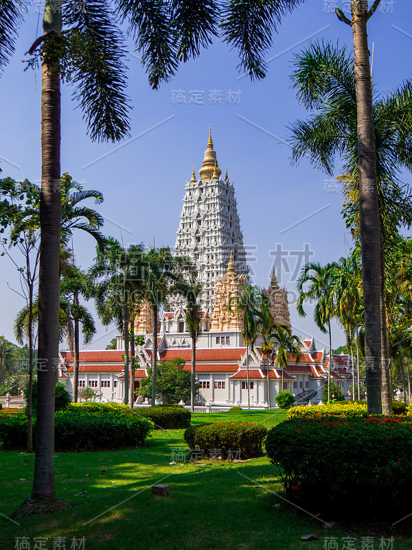 Wat Yansangwararam建筑群，芭堤雅，泰国