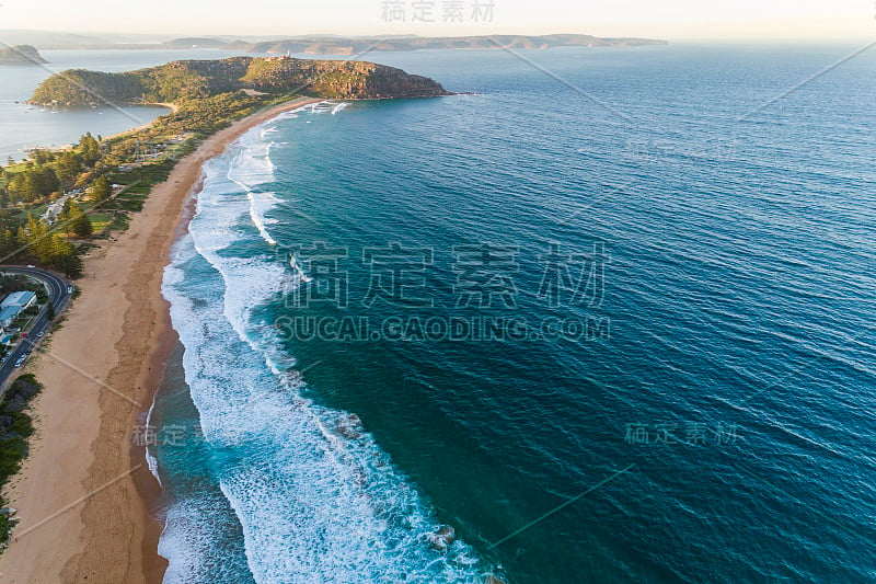 悉尼北部海滩鸟瞰图