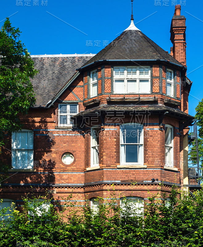 英国诺丁汉市中心历史建筑的一部分