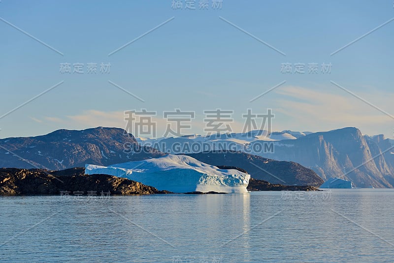 冰山在格陵兰岛