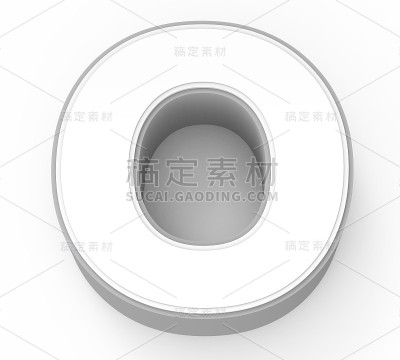 白色字母O