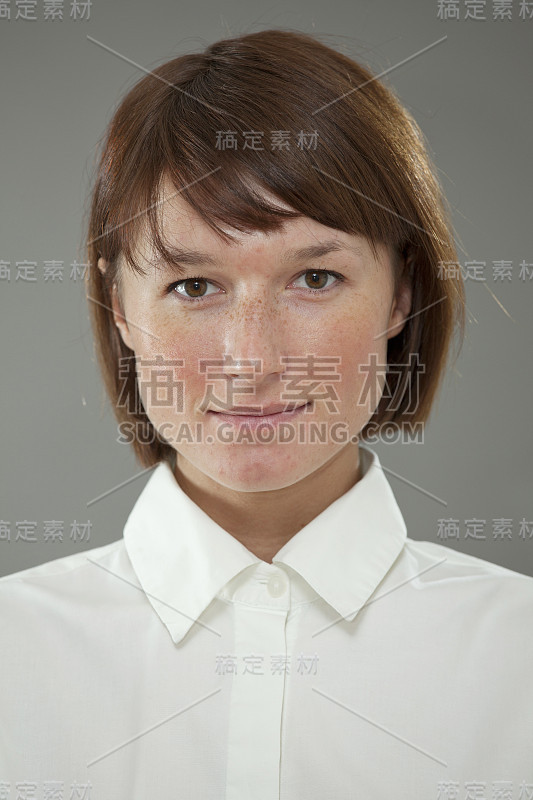 前视图肖像的女人
