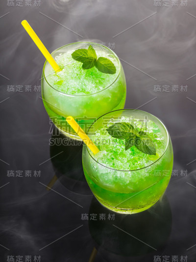 鸡尾酒酒精莫吉托冰