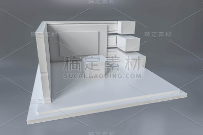 展位3d模板