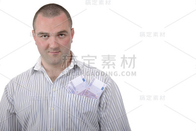 口袋里有钱的人