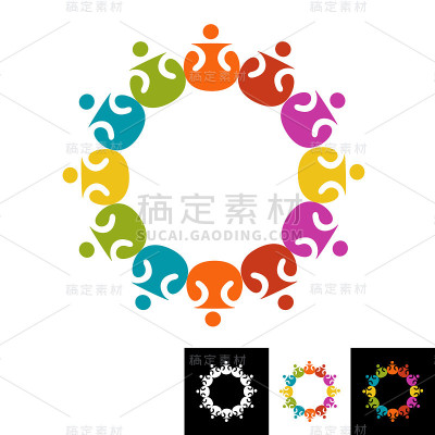 人物群图标设计