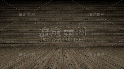 砖墙正面视图工作室的3d渲染