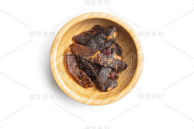 牛肉干。牛肉干的肉。