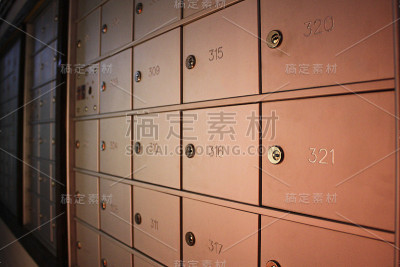 现代公寓的邮箱