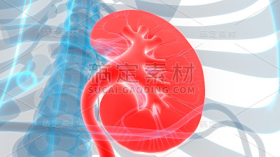 人体泌尿系统及肾脏解剖学