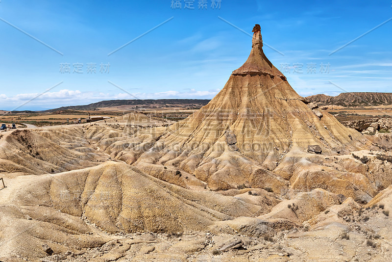 Bardenas Reales自然公园的城堡