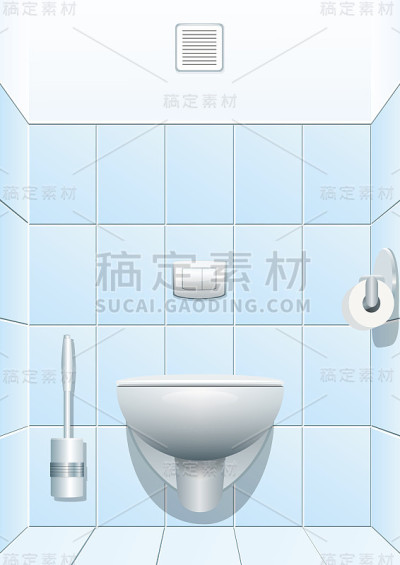厕所。。。矢量图