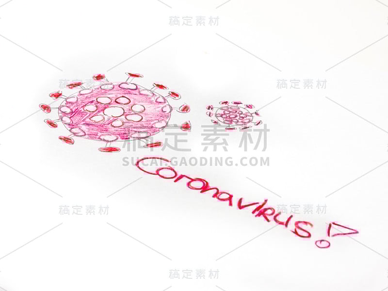 冠状病毒绘图的图标图像