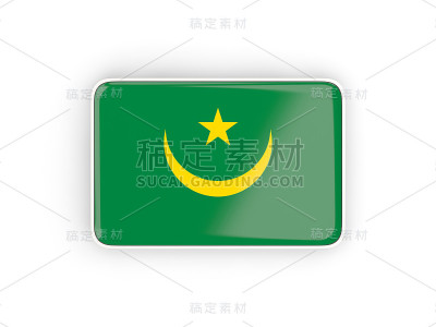 毛里塔尼亚国旗，长方形图标