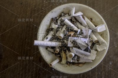 香烟近距离的背景。