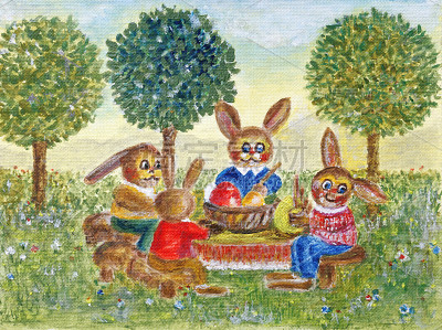 复活节兔子