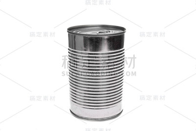 大的封闭的罐头锡片