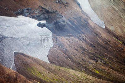 寒冷的冰岛风景-冰岛的拉夫夫格尔