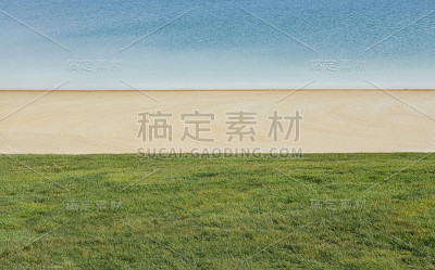 极简主义风格的创意和美丽的自然景观线