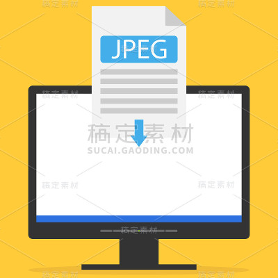 将jpeg文件下载到计算机。透过互联网下载jpeg文件。