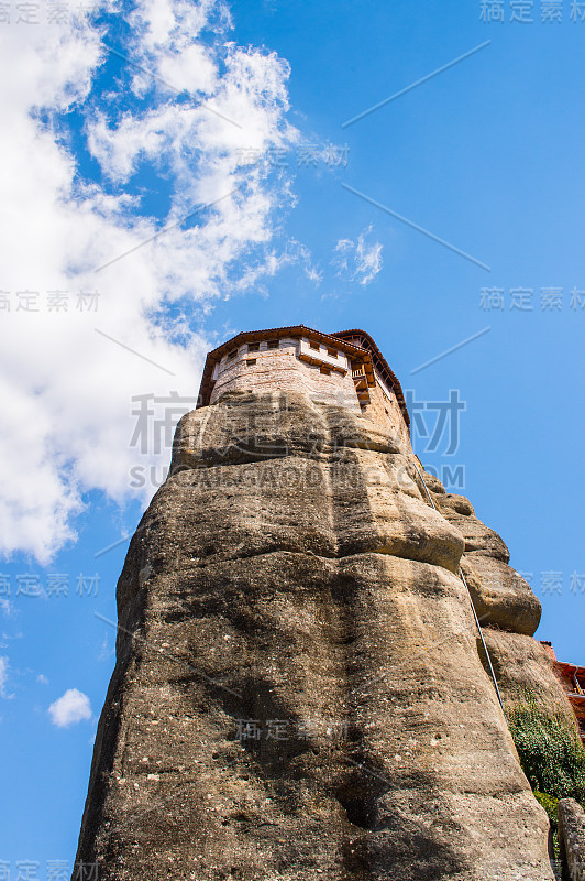 希腊塞萨利迈特拉山的圣尼古拉斯修道院。联合国教科文组织世界遗产名录