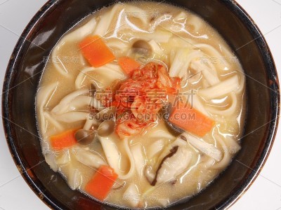 味增豆浆乌冬面