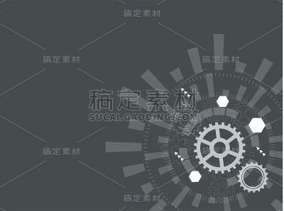 抽象的技术背景。矢量插图。