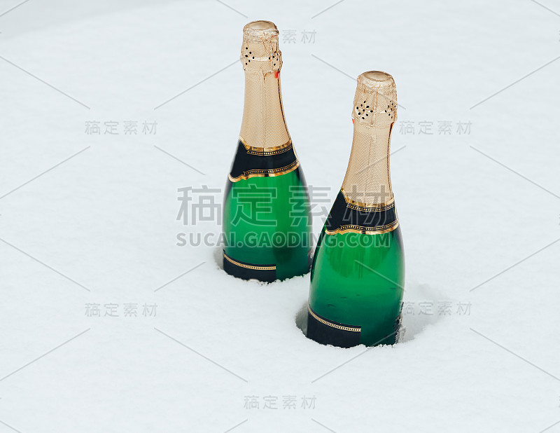 一瓶起泡酒
