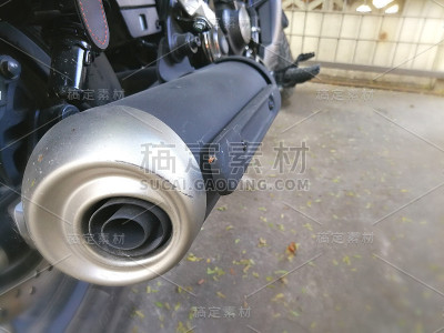关闭排气摩托车-选择焦点