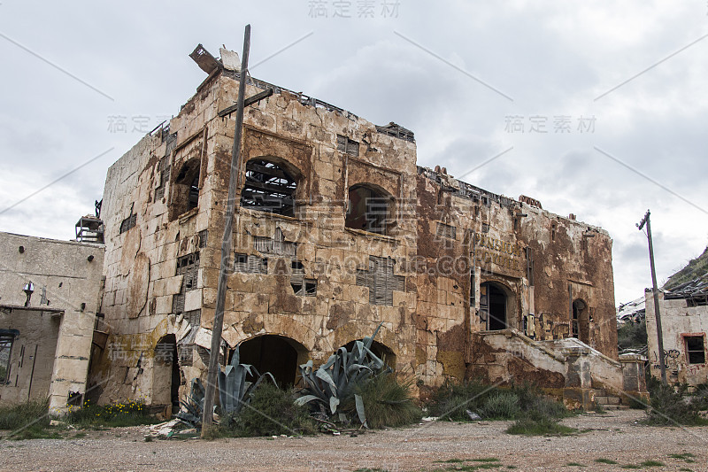 Almeria, Andalusia, Spain, El Condor是西班牙西部Tabernas