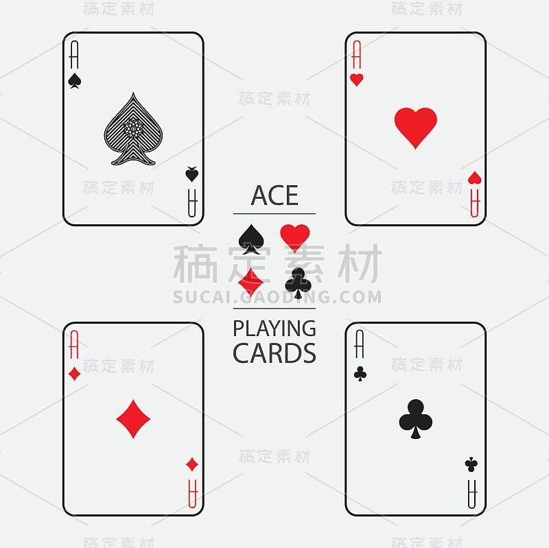 一组纸牌向量:Ace