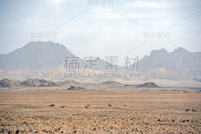 非洲纳米比亚的高布山口山脉