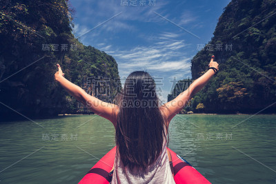 旅行的亚洲女人