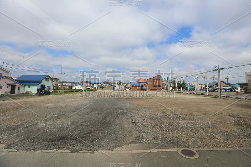 日本北海道富兰诺线的火车视图