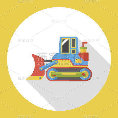 卡车运输平面图标