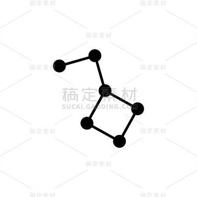 星座图标。元素的空间图标。优质的图形设计图标。标志，轮廓符号收集图标为网站，网页设计，移动应用程序