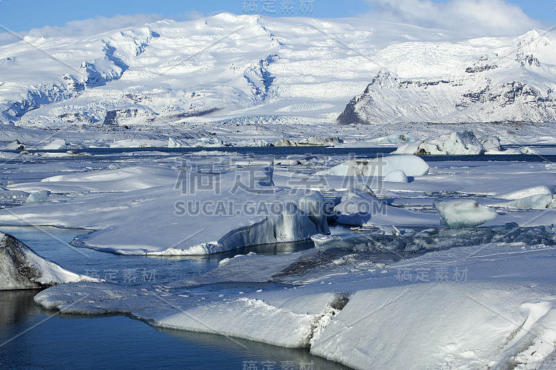 冰岛冰川泻湖Jokulsarlon