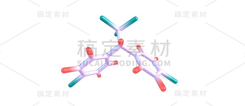 二氯二苯三氯乙烷或滴滴涕分子结构上分离为白色