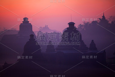 缅甸Mrauk U的Htukkanthein寺庙