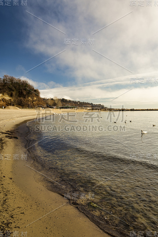 海湾海景，