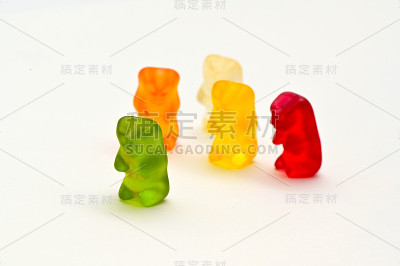 近距离果冻糖果熊-概念照片