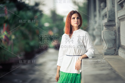 一个美丽女人的肖像