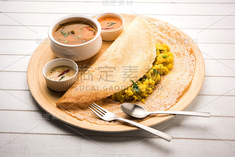 Masala dosa，南印度食物