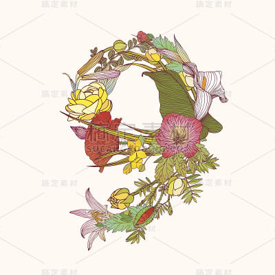 花卉数字图9