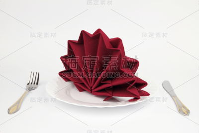 折叠餐巾