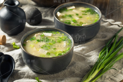 健康日本豆腐味噌汤