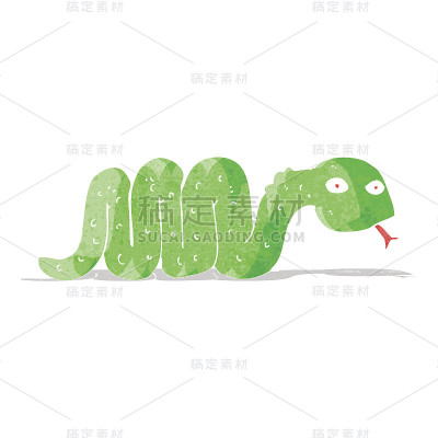 有趣的卡通蛇