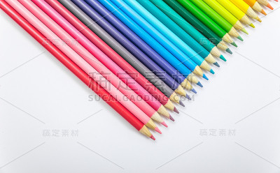 彩色铅笔的背景